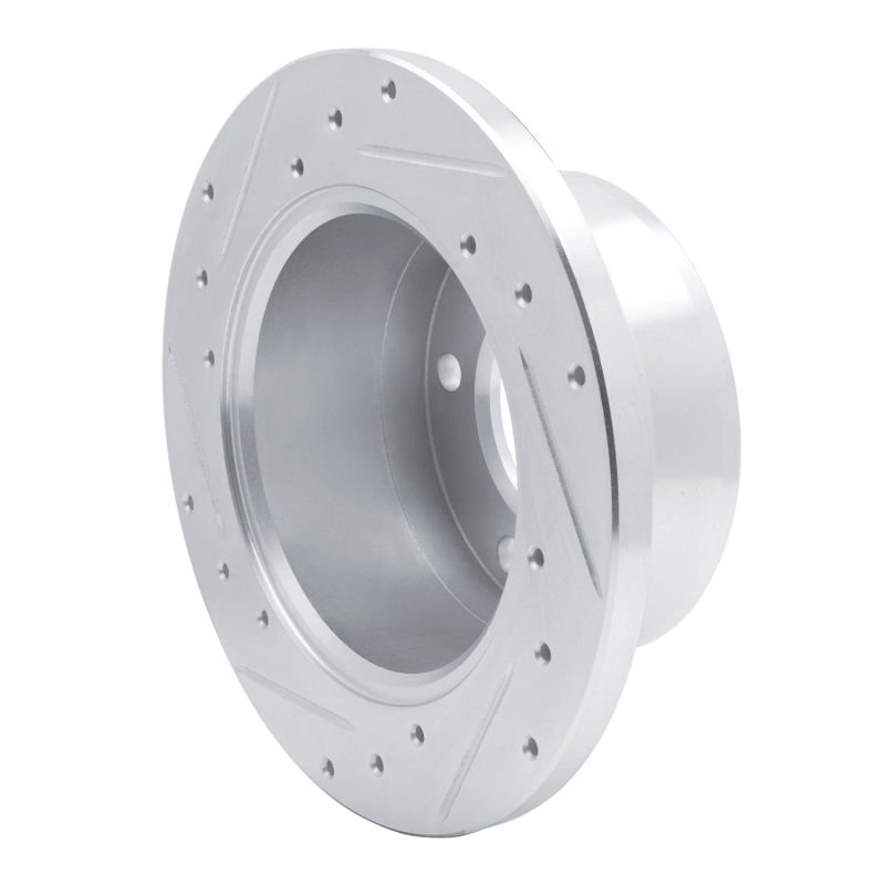 Dodge Sprinter 3500 Brake Rotor (1) - Rear - R1 Concepts - Drilled & Slotted - Silver - `02-`18